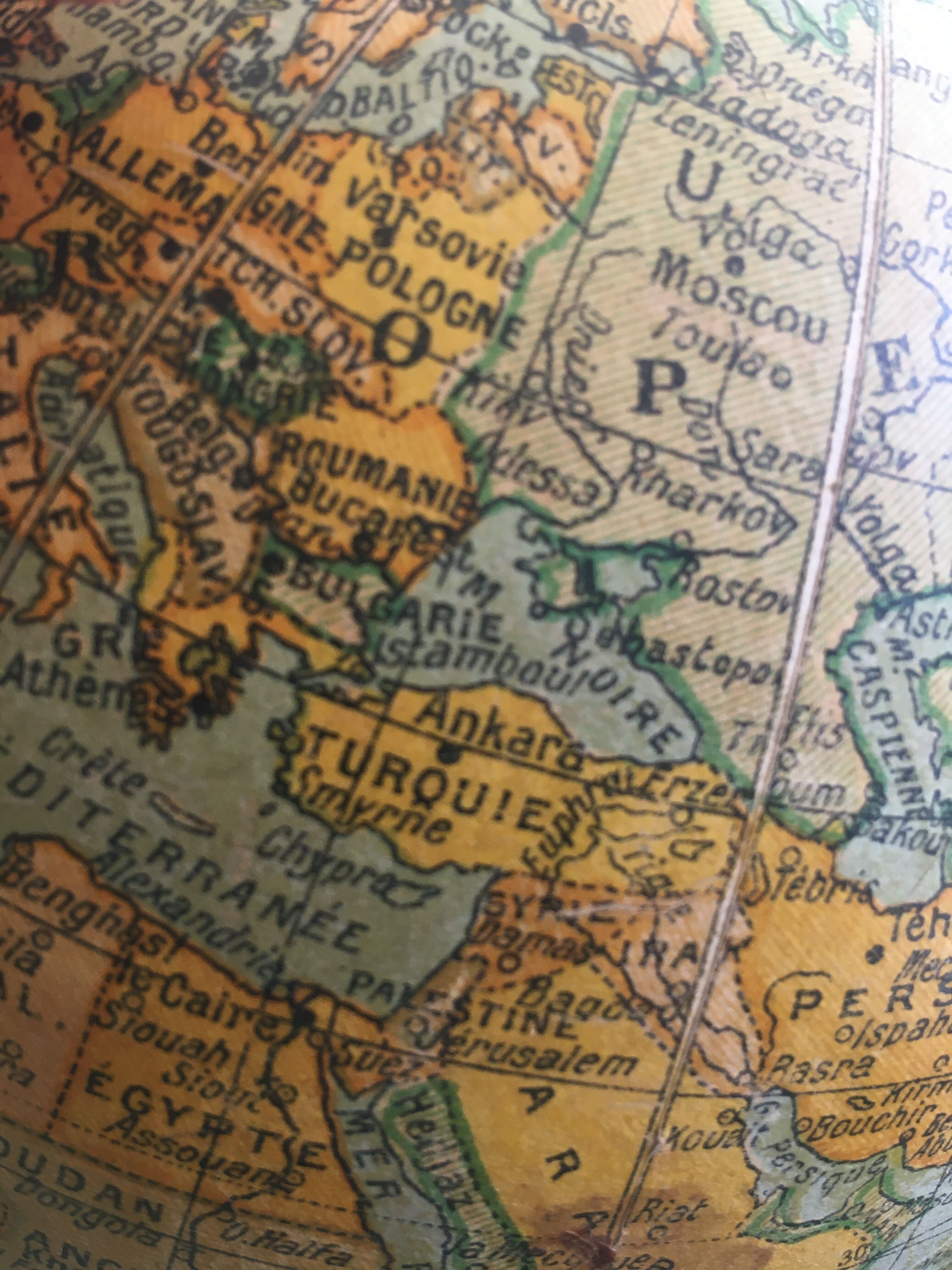 Ancient Globe Globe world map