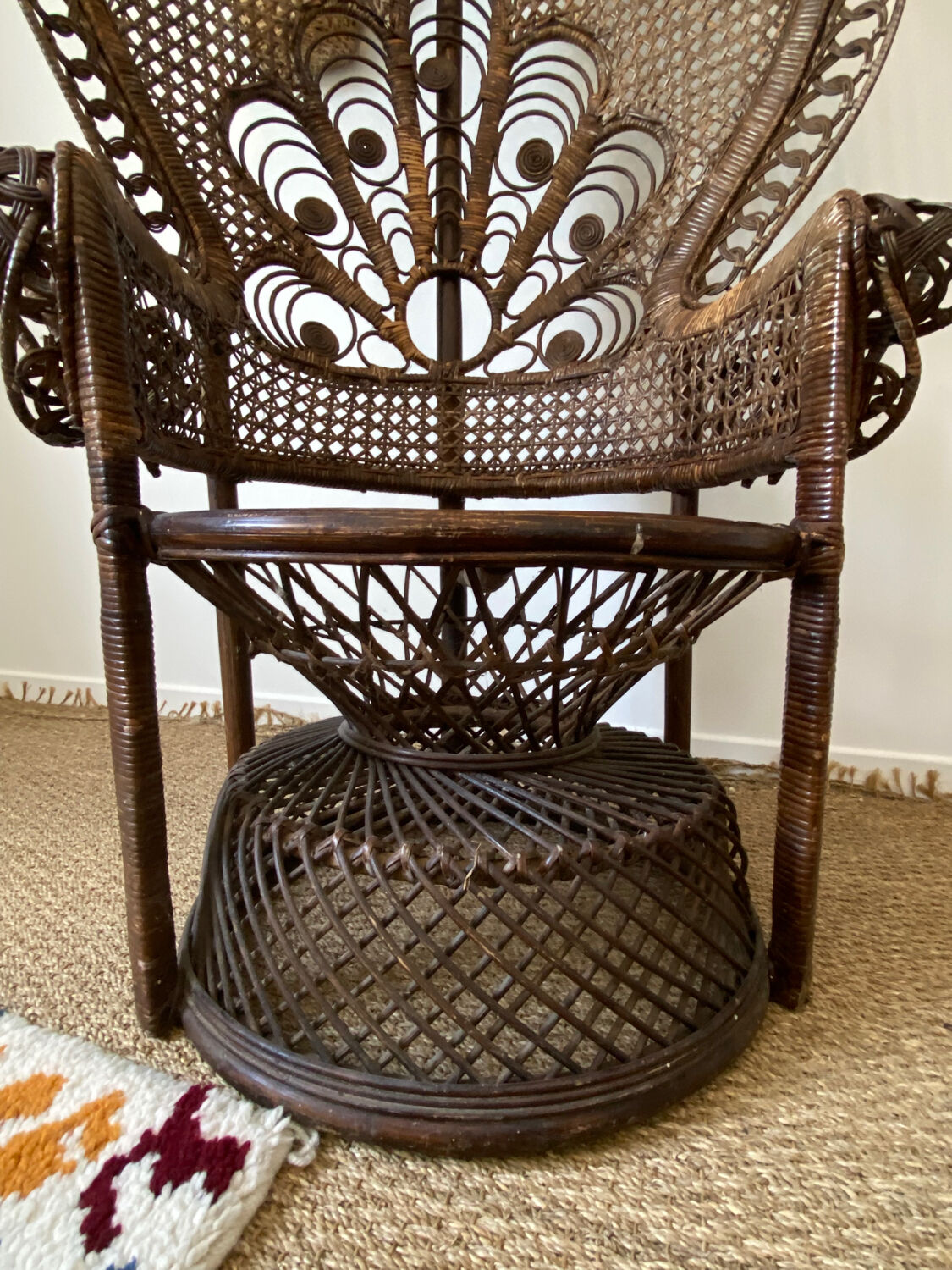 Emmanuelle peacock armchairs