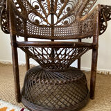 Emmanuelle peacock armchairs