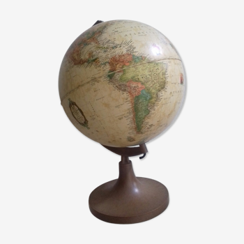 Lampe globe terrestre mappemonde