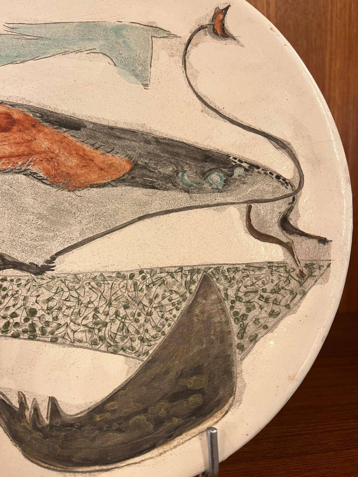 Assiette en Céramique Vallauris