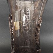 Vintage glass vase from the Ponant Locronan glassworks, 20th century