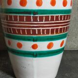 Vintage ceramic vase A. Fazio Vallauris 50s