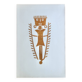 Estampe originale Pré-Colombienne, années 60