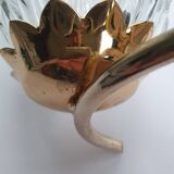 Pair of 1950s gold wall lights