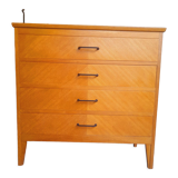 Scandinavian chest of drawers feet compass