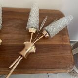 Trio of vintage wall lights