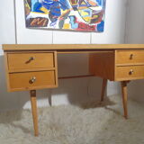 Vintage Ekawerk desk 50s Compass Feet