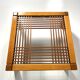 Mid-Century Coffee Table, Wood and Glass, Italy