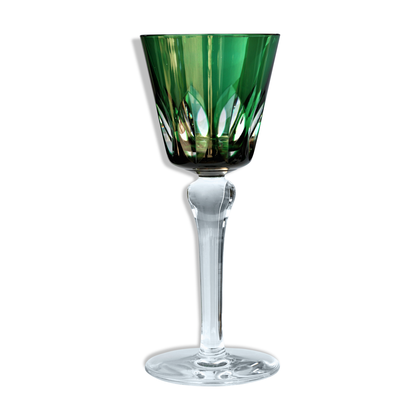 St. Louis Crystal Rhine Wine Glass Model Jersey Paquebot France