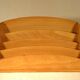 Letter holder, wooden mail holder from the 1950s