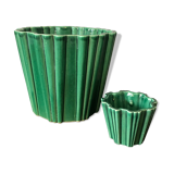 Duo of ceramic pot covers Poet-Laval