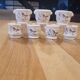 7 porcelain egg cups