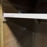 Armoire penderie 1950 pieds compas portes coulissantes plateau neuf