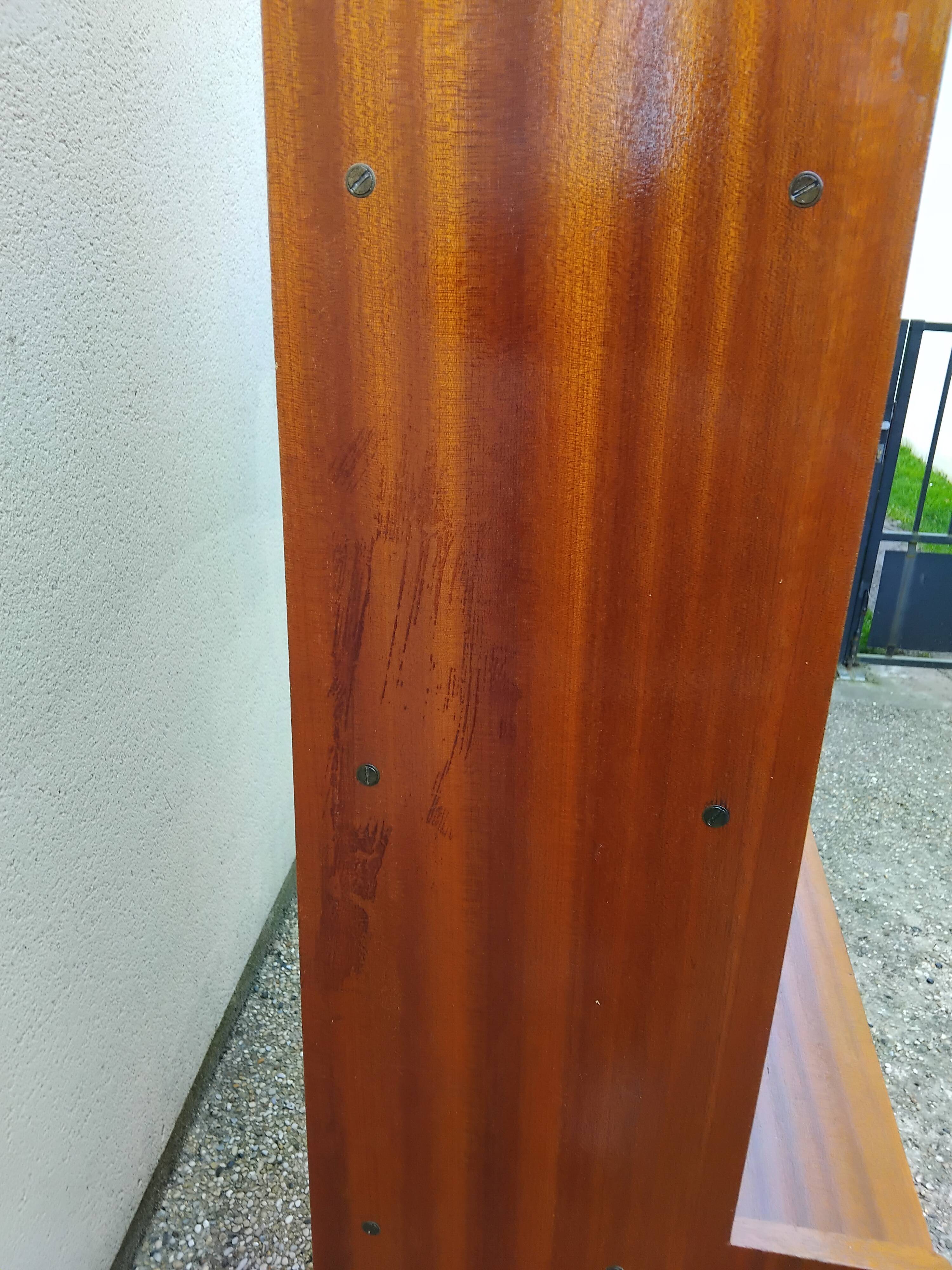 Vintage Scandinavian teak bookcase