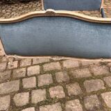 Louis xv style bed stamped Bontemps paris upholsterer