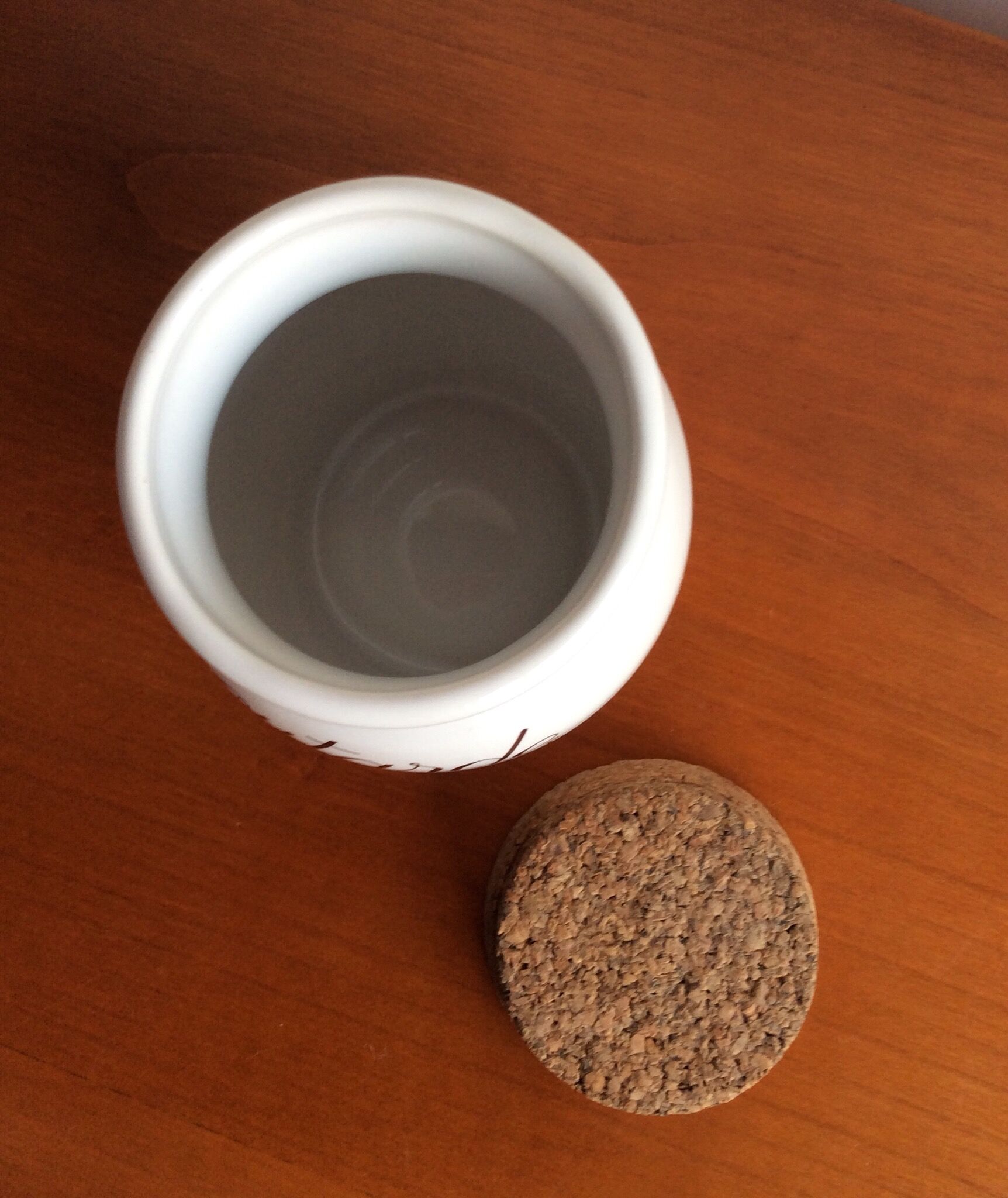 Revol porcelain mustard pot - vintage