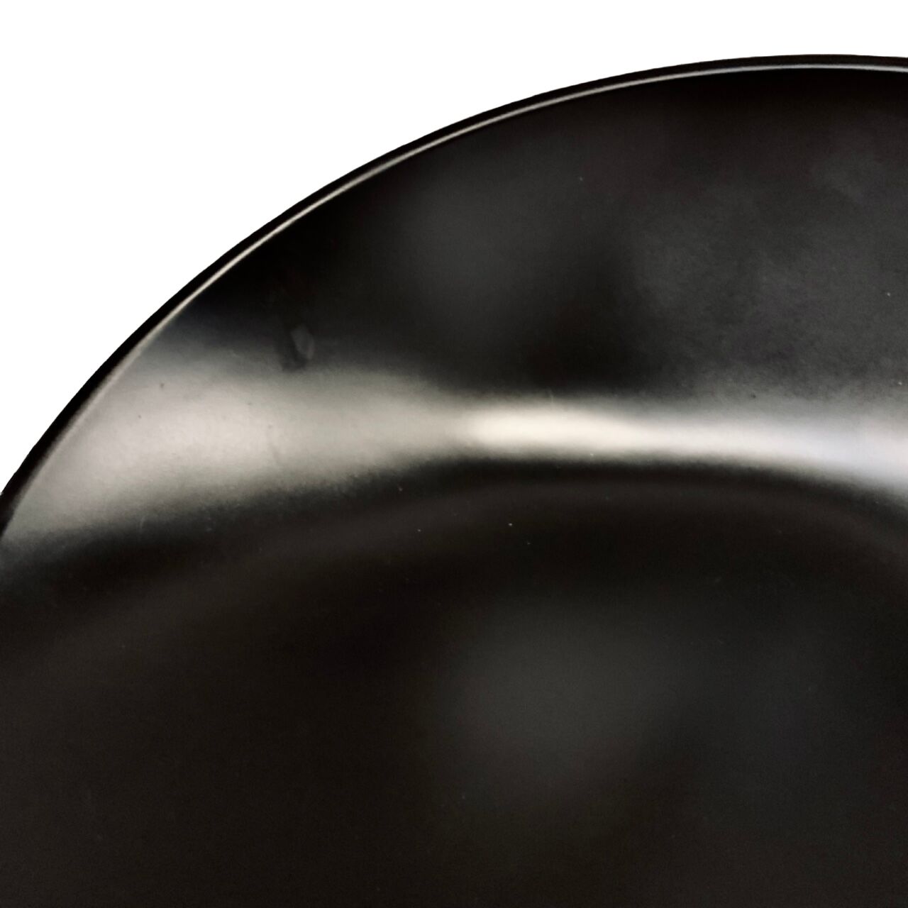 Side stool "ball" 1970s/80s in black lacquered resin