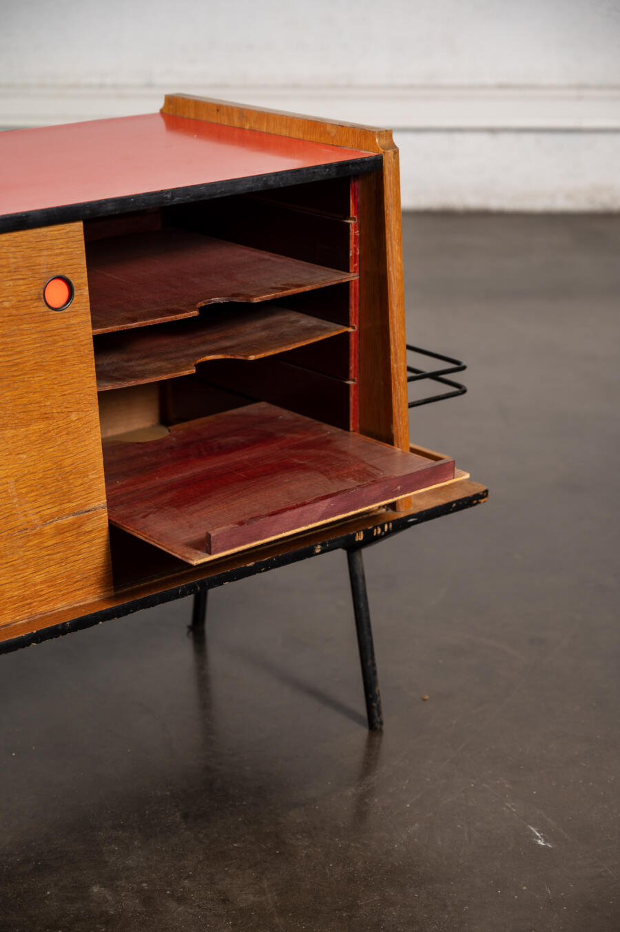 Storage furniture for vinyl records