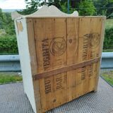 Old glass cabinet pharmacy cabinet