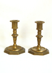 Paire de chandeliers anciens