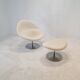 Big Globe Armchair with Ottoman by Pierre Paulin for Artifort, 1960s