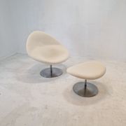 Big Globe Armchair with Ottoman by Pierre Paulin for Artifort, 1960s