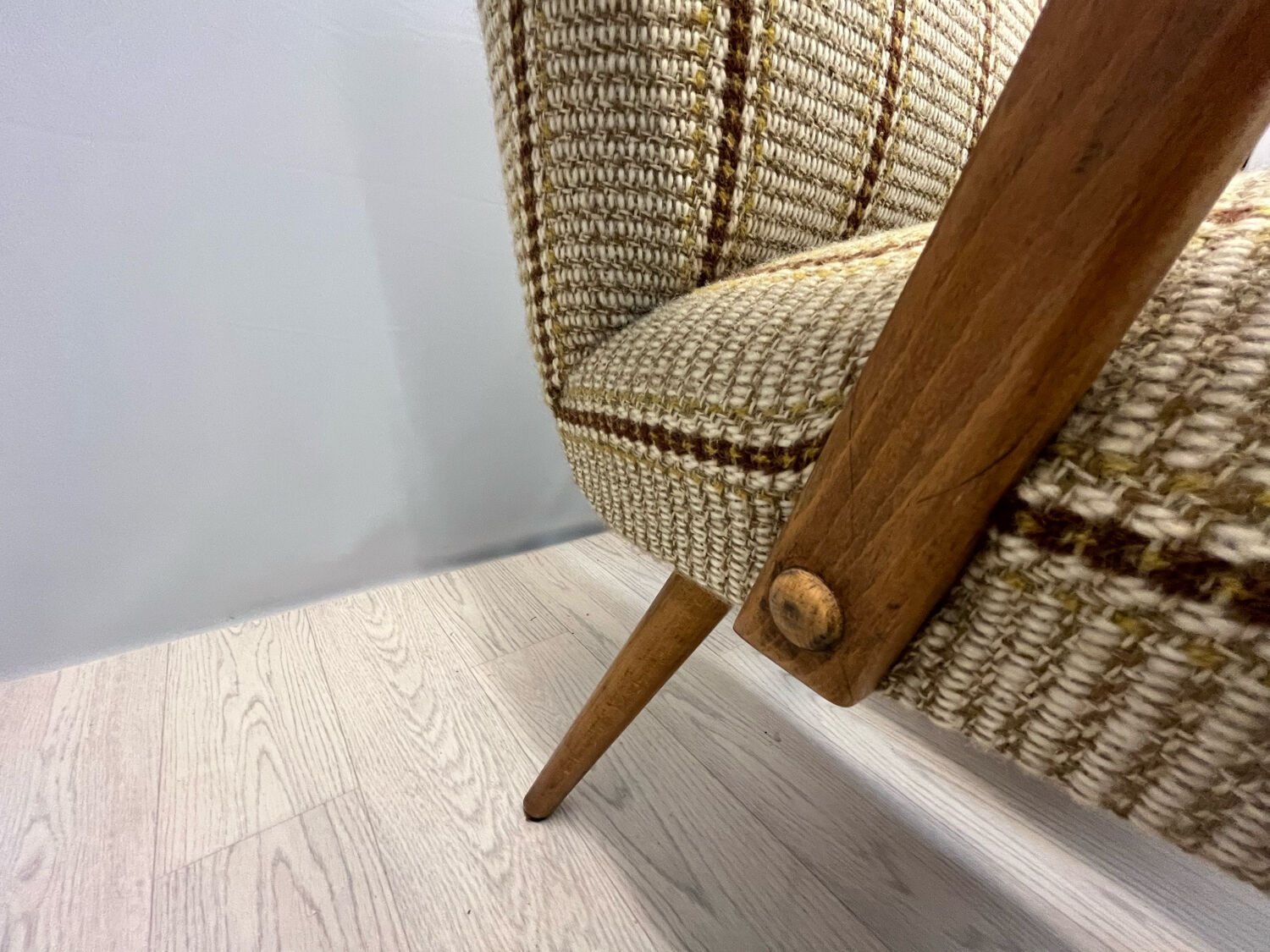 A pair vintage Cocktail chairs with stripes