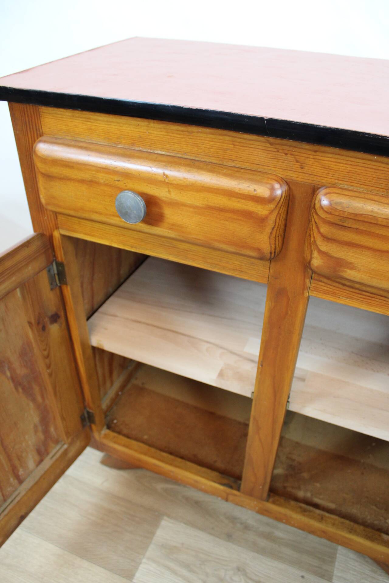 Mado terra cotta chest of drawers 1960 France