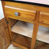 Mado terra cotta chest of drawers 1960 France