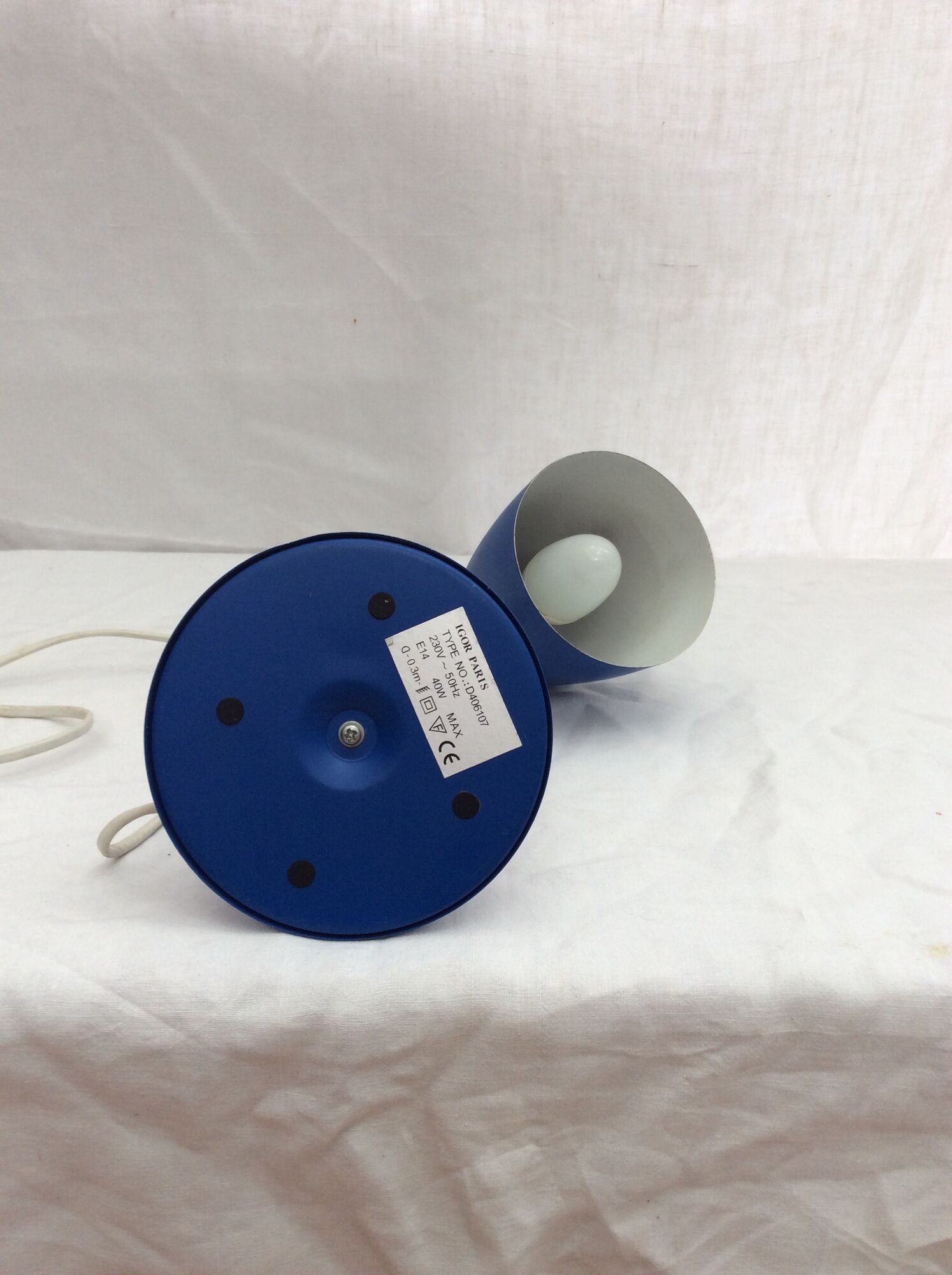 Lamp to be installed by Igor Paris