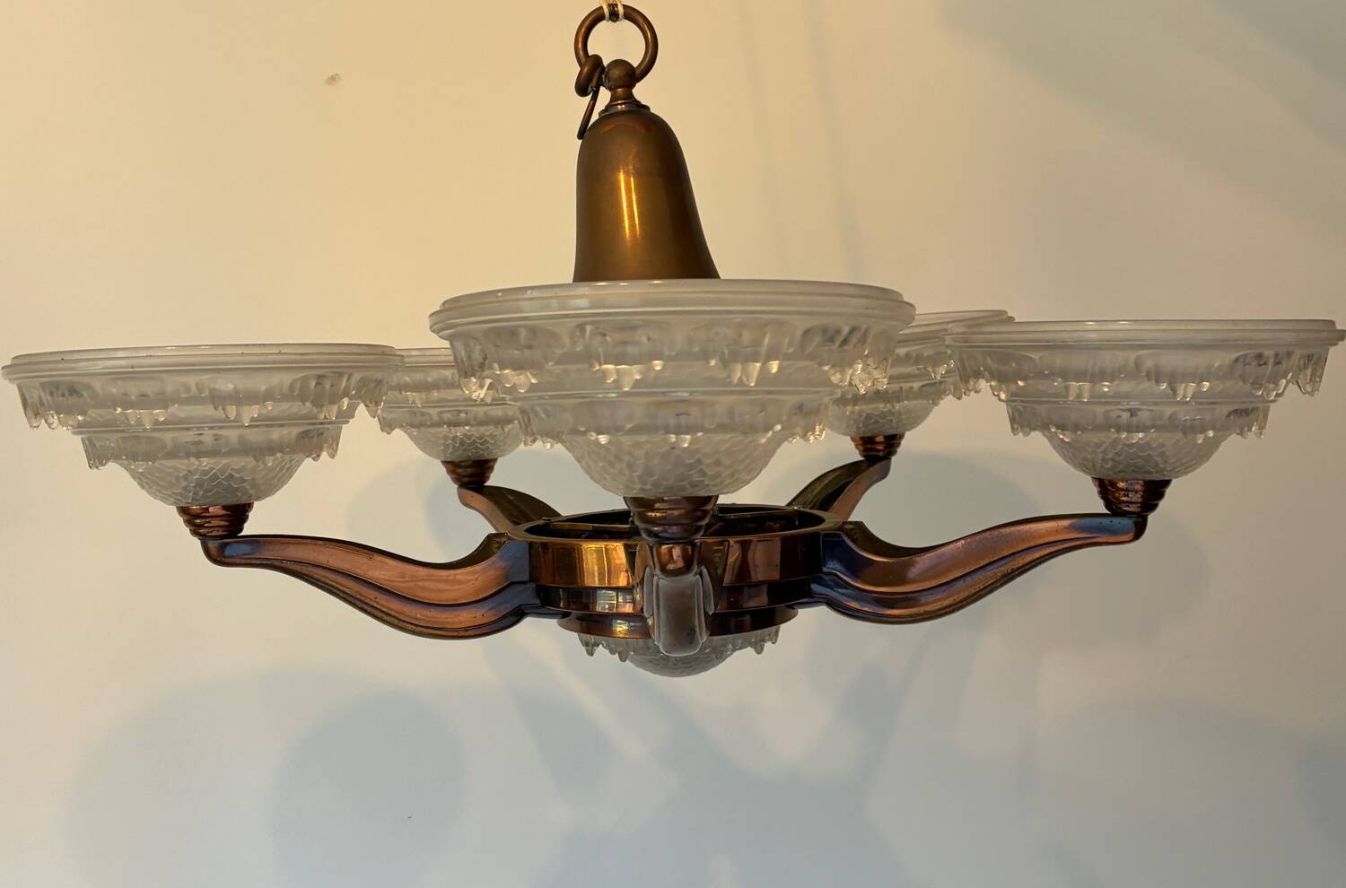 Art Deco chandelier Ezan 1930