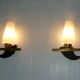 Pair of free-form wall lamps from the house arlus 1960