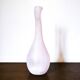 Satin-finished Italian art glass vase – Hand-blown glass, 20th century