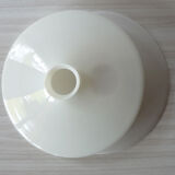 White opaline lampshade from the 1940s