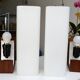 Pair of Louis Kalff opaline and teak wall lights from the 1950s/60s