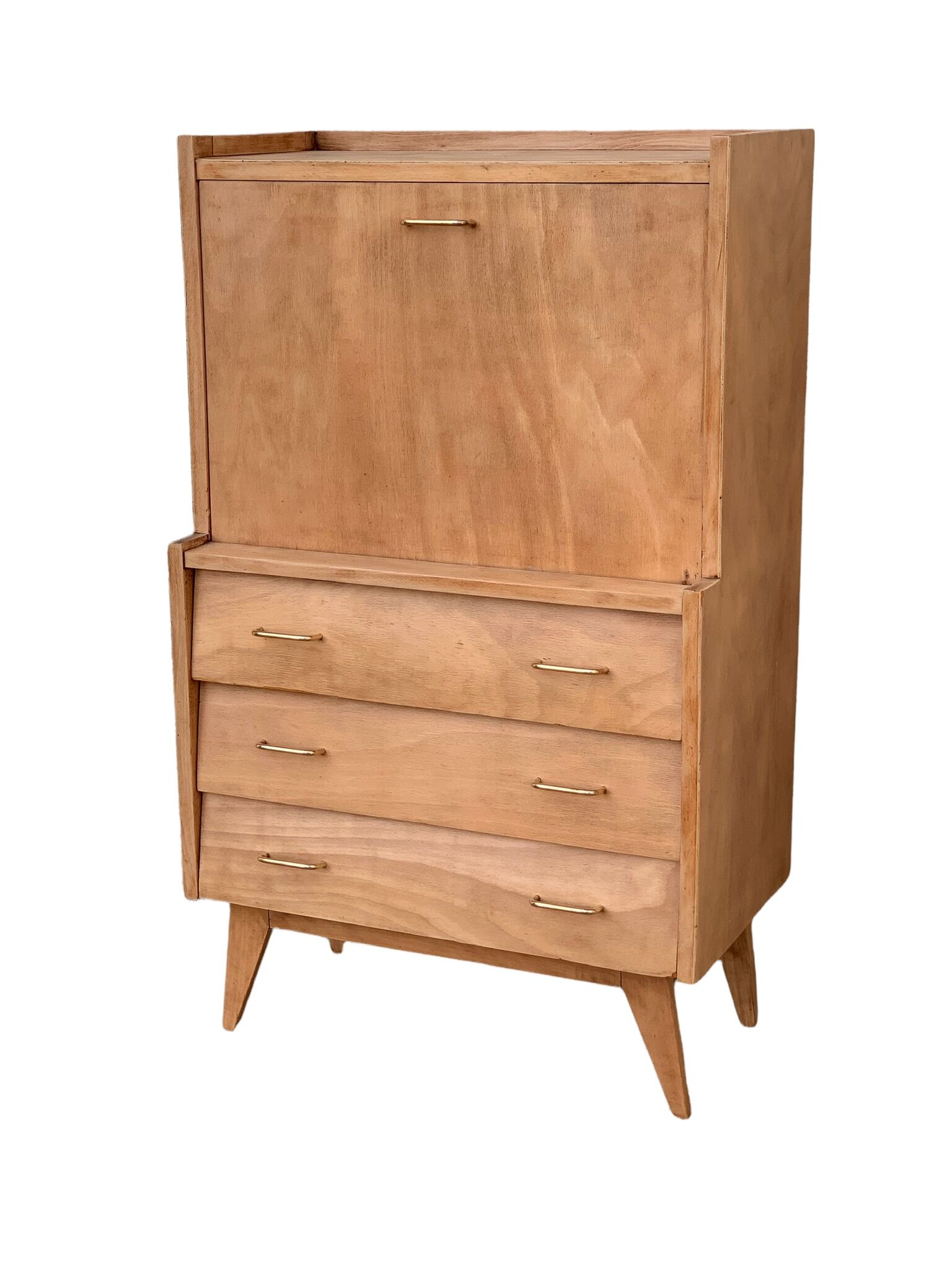 Secretary dresser vintage compass feet 1950