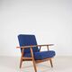 Danish Cigar GE240 chair by Hans Wegner for Getama, 1950s