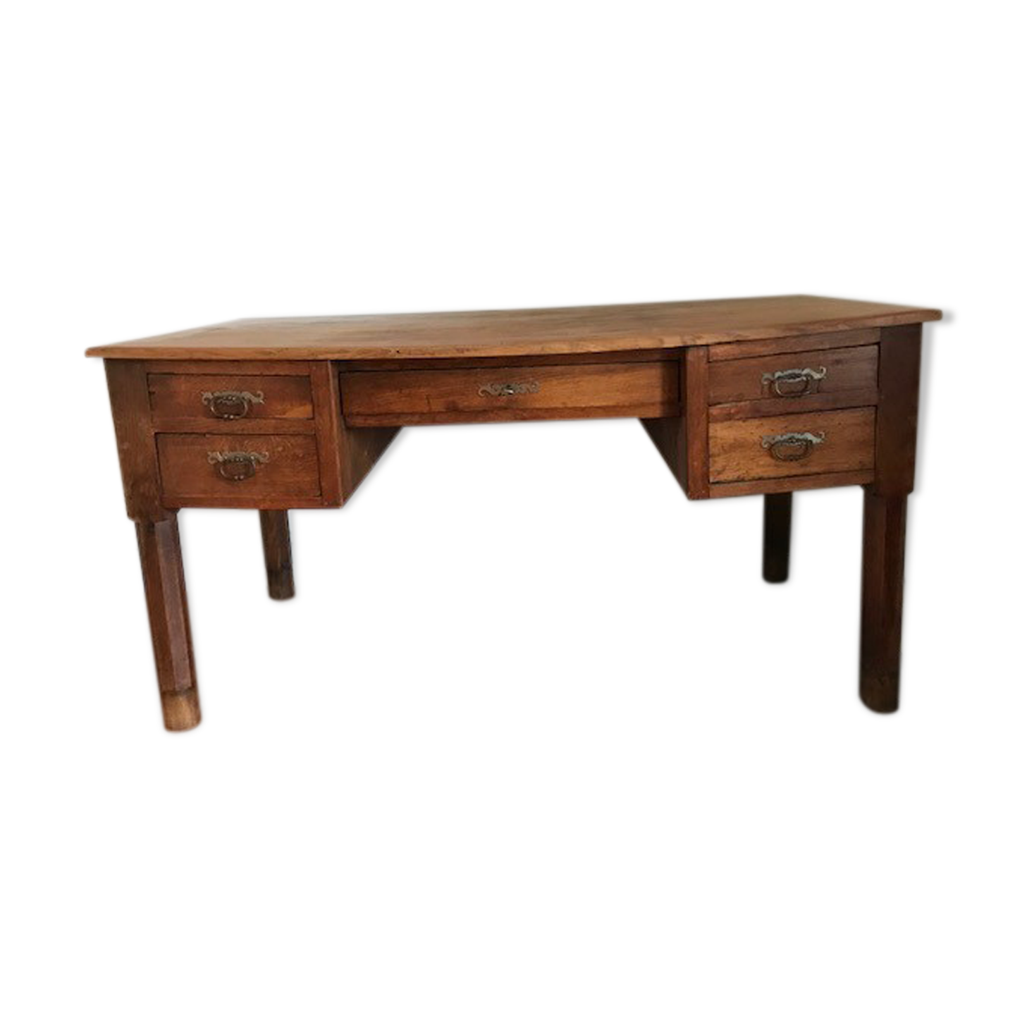Oak desk table