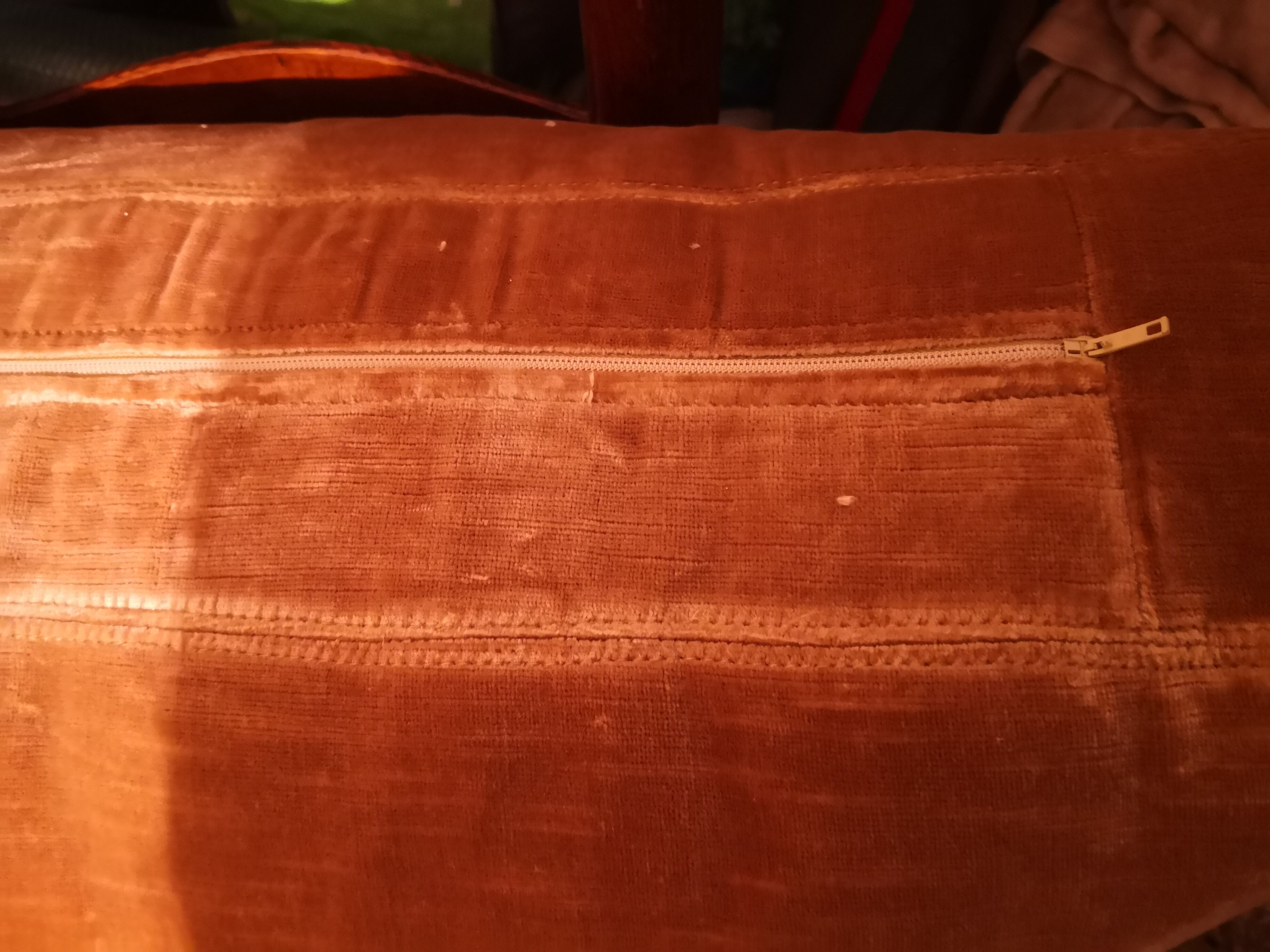 Velvet sofa