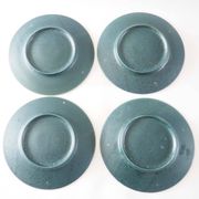 Service assiettes et plats fat lava bleu