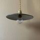 Old black industrial suspension D19.5cm