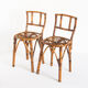 Pair of Vintage Cannée chairs - France, 1960