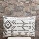 Taie d'oreiller marocaine, housse de coussin berbère,