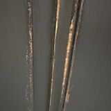 Huge bar counter covered in blue stone