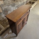 Small Parisian cherry wood buffet cabinet