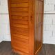 Weekend wardrobe in pine by Pierre Gautier Delaye, vintage 1950s.