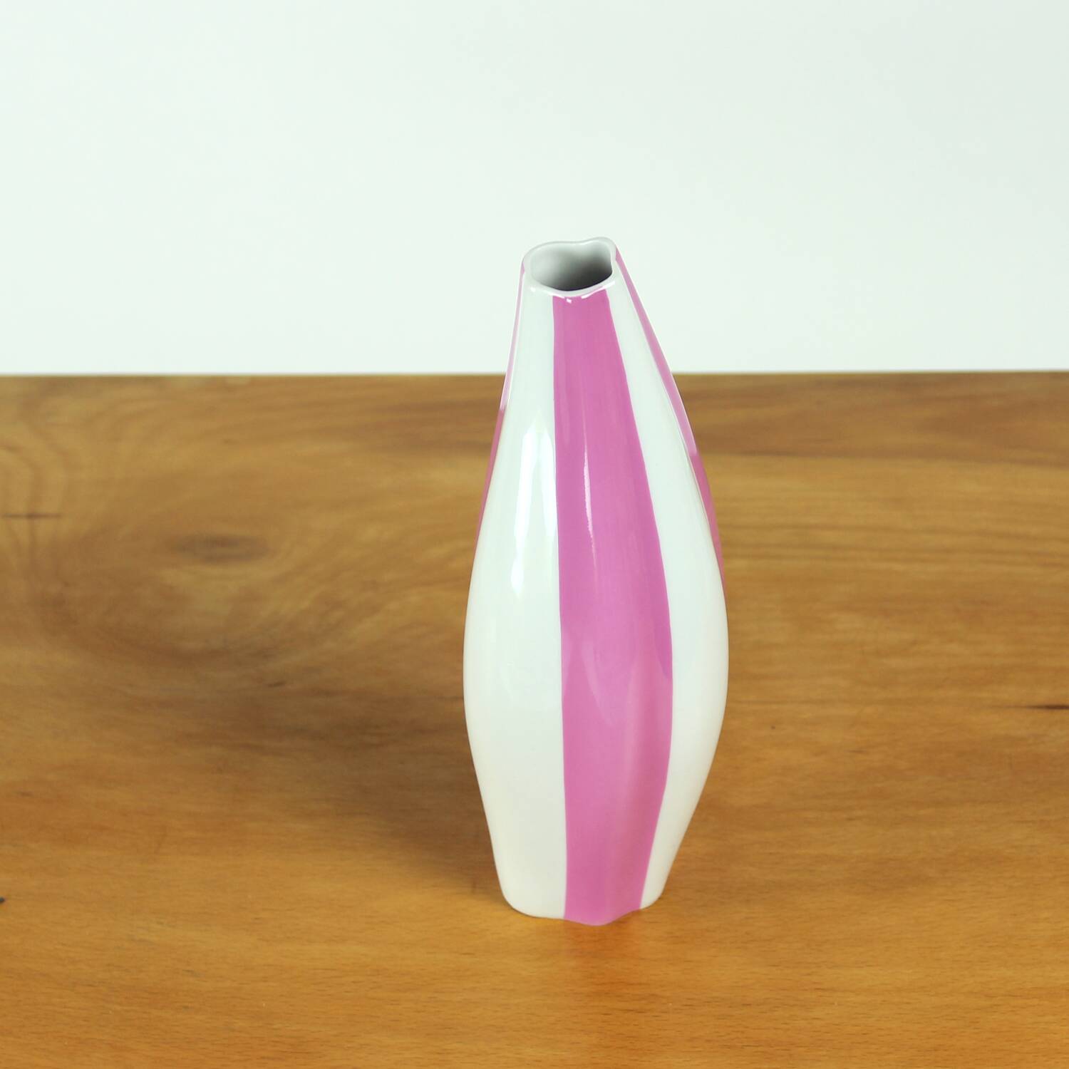 Pink & White Porcelaine Vase By Royal Dux, Czechoslovakia 1960s