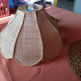 Rattan hanging lamp