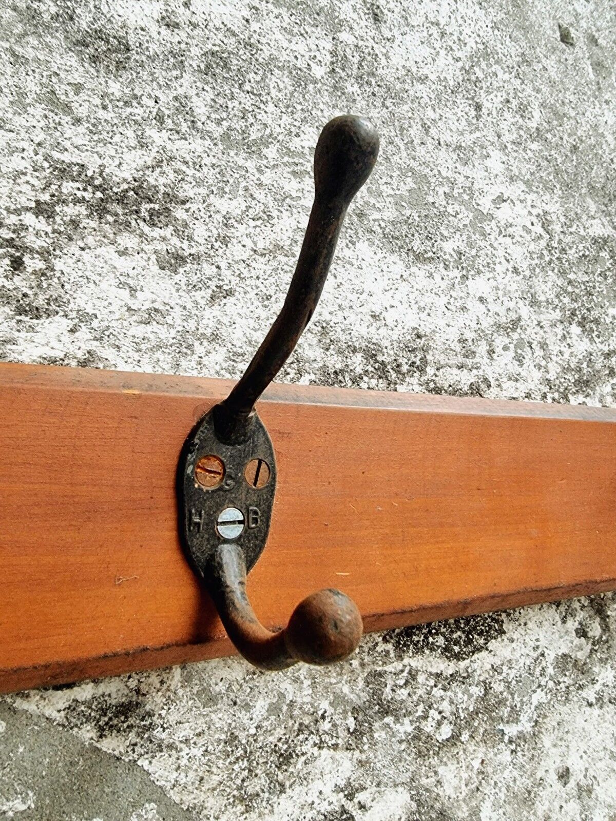 Old coat rack wall coat rack